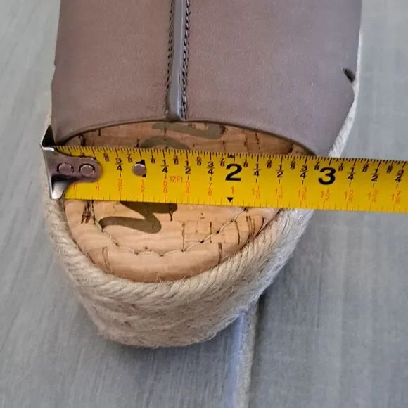 NIB Sam Edelman Maura Espadrille Wedge Sandal size 10.5 - Picture 13 of 13